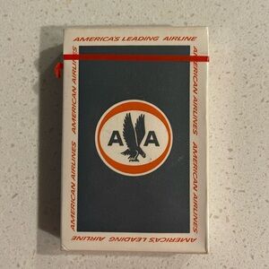 1960’s Astrojets AA Airlines Playing Cards Vintage Deck Never Opened